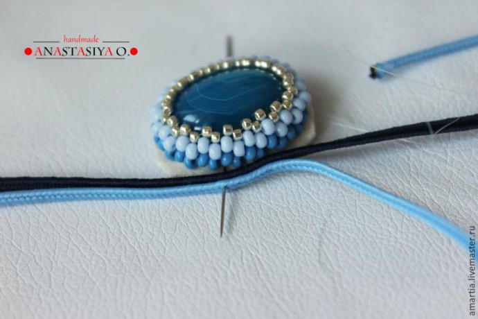 ​Воздушная сутажная брошь своими руками: часть 1