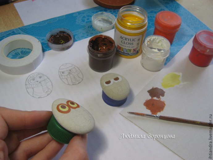 Держатель для украшений "Осенний топиарий": мастер-класс, часть 1