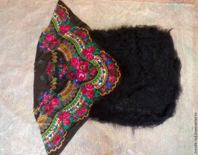 Мастер-класс по валянию сумки "Матрёнушка" с использованием платка: часть 1