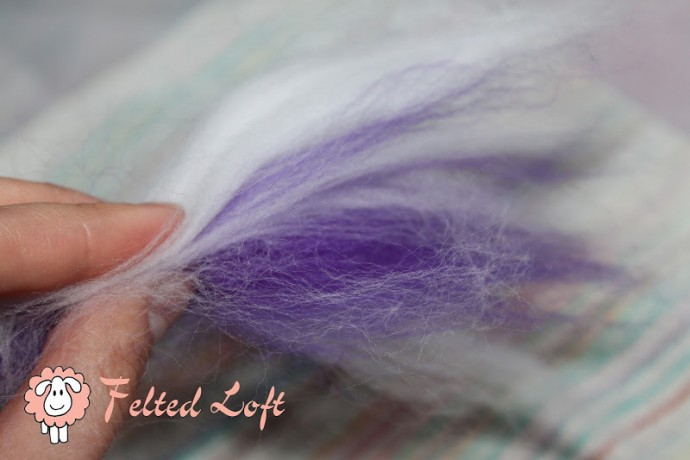 Мокрое валяние: цельноваляный пион, часть 1