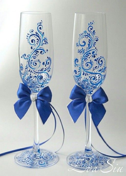 ​Роспись бокалов