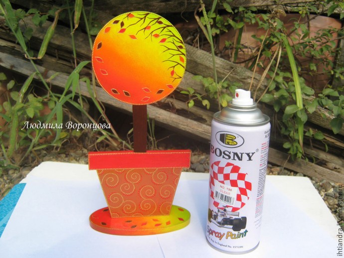 Топиарий с совами: часть 3