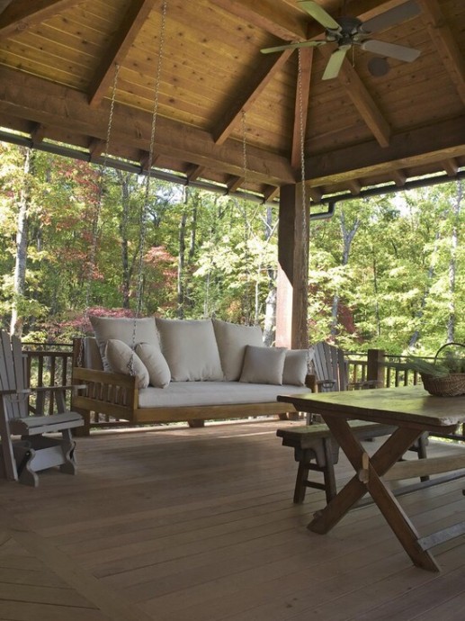 ​Дачные качели: виды, установка, меры предосторожности