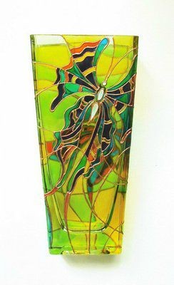 Расписываем стеклянную вазу: часть 2