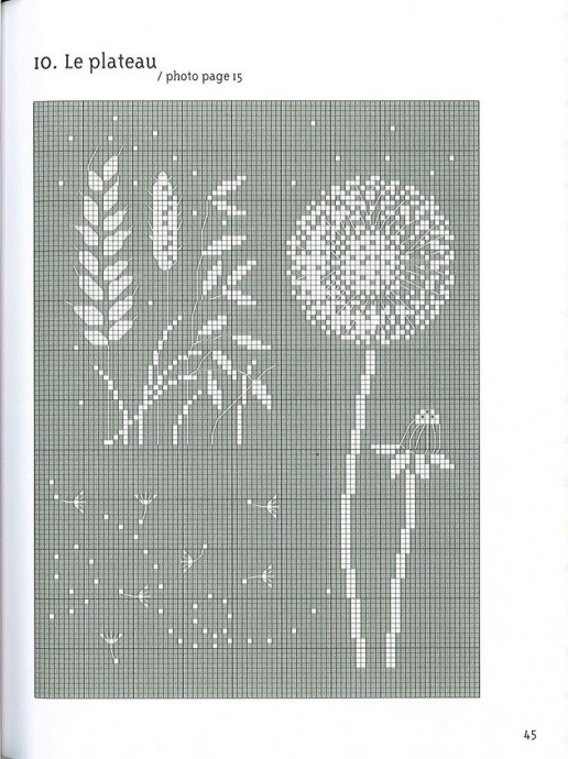 ​Вышиваем одуванчики