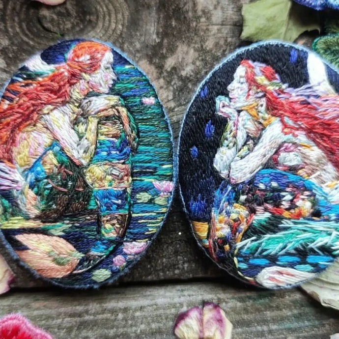 Вышитые брошки: идеи для вдохновенного творчества