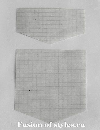 Накладной карман с клапаном: мастер-класс