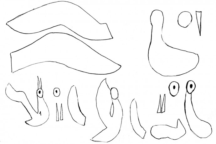 Панно из соломки "Прекрасный аист": часть 1