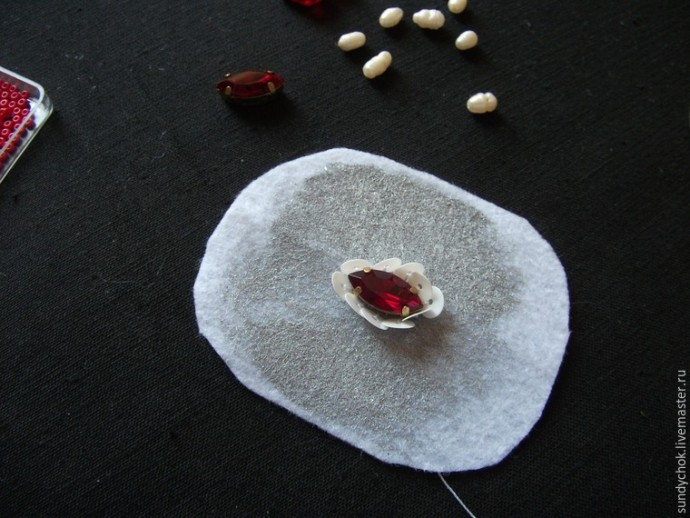 ​Создаем свадебные серьги "Мирослава": часть 2