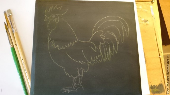 Расписываем шкатулку в свободном стиле