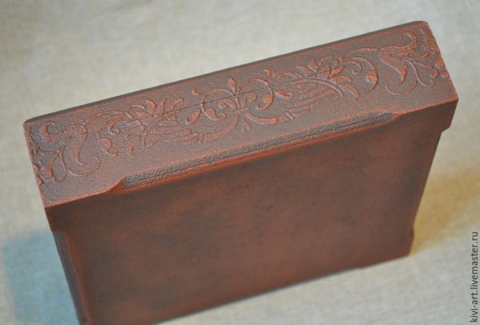 ​Декорируем чайную коробку "В старом шале": часть 4