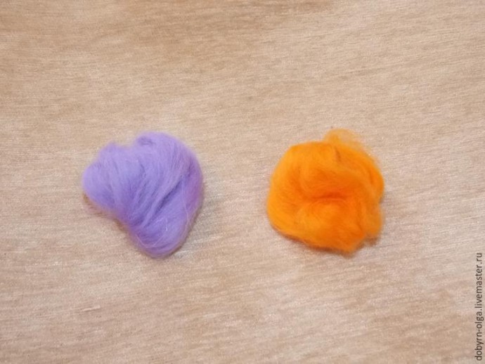 Позитивный пёс Шарик, выполненный в технике сухого и мокрого валяния: часть 2