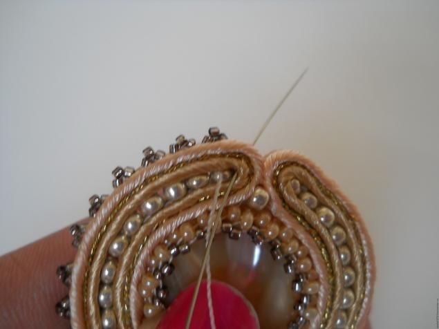 ​Мастер-класс по сутажу "Сутажные серьги Винтаж": часть 7