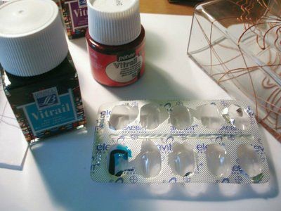 Расписываем стеклянную вазу: часть 2