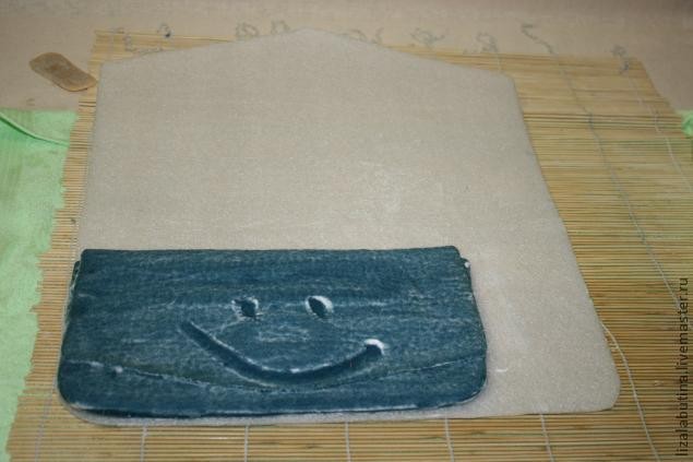 ​Валяный клатч: часть 6