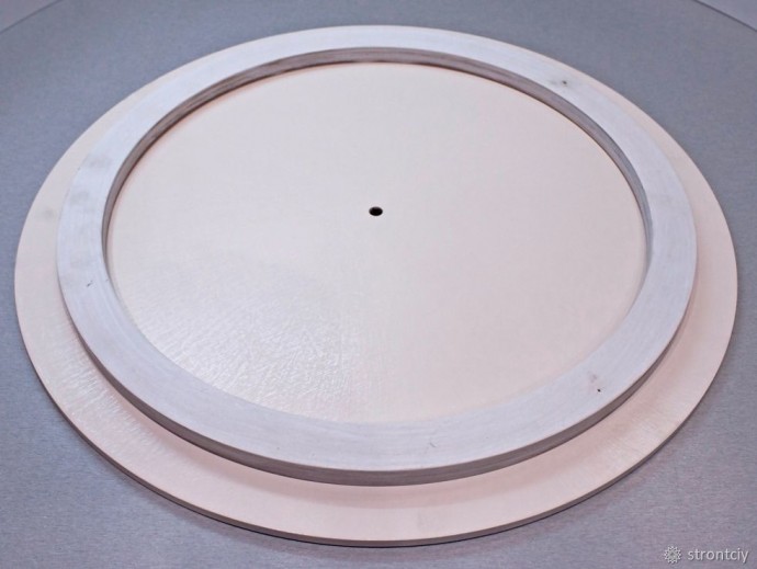 ​Расписываем интерьерные часы в смешанной технике: часть 3