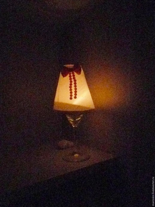 ​Делаем бокал-подсвечник