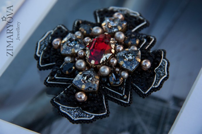 ​Создаем брошь-орден "Primavera": часть 4