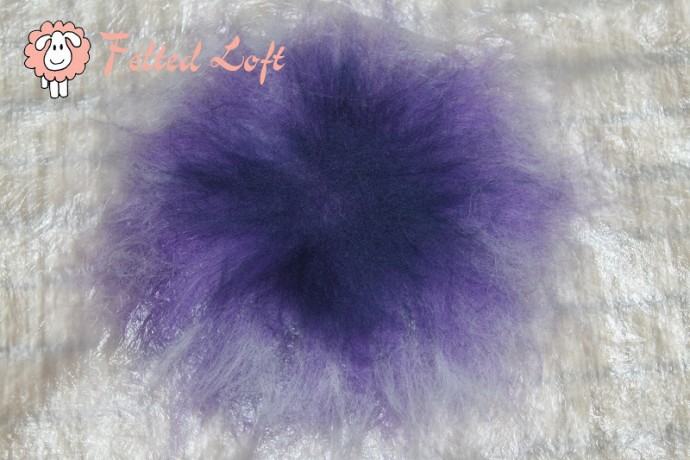 Мокрое валяние: цельноваляный пион, часть 2