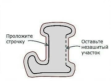 Объёмные буквы из ткани без боковых стенок: мастер-класс Объёмные буквы из ткани без боковых стенок: мастер-класс