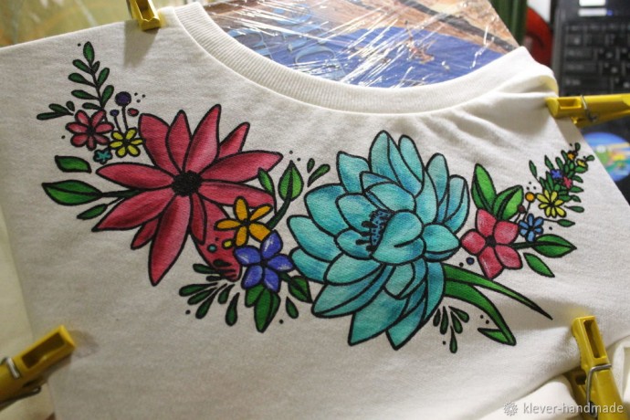 Расписываем одежду красками по ткани: часть 3