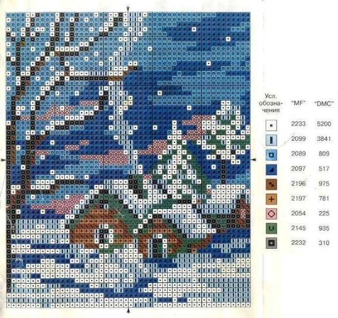 Вышиваем зимние пейзажи: часть 6