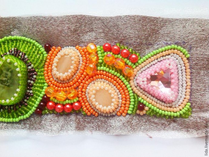 ​Вышиваем браслет "Тутти-Фрутти": часть 2