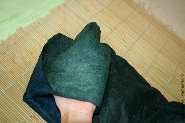 ​Валяный клатч: часть 5