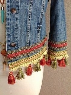 ​Идеи украшения джинсовых курток