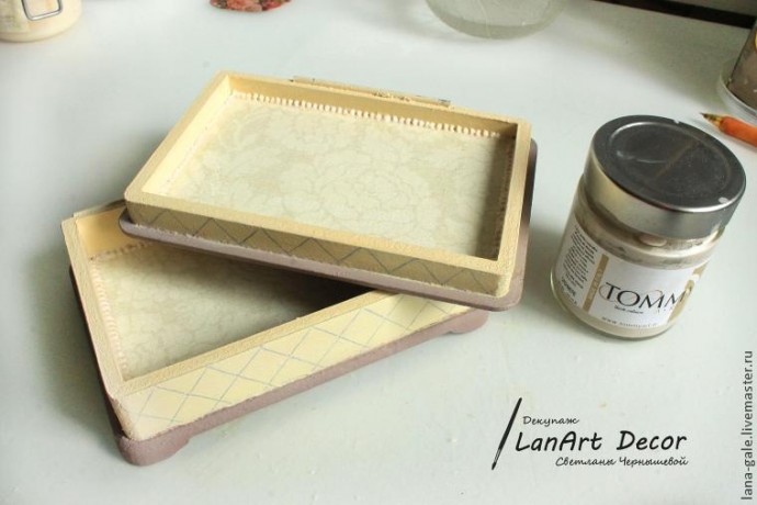 Шкатулка "Цветочное утро": мастер-класс, часть 3