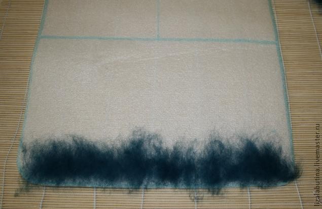 Валяный клатч: часть 1