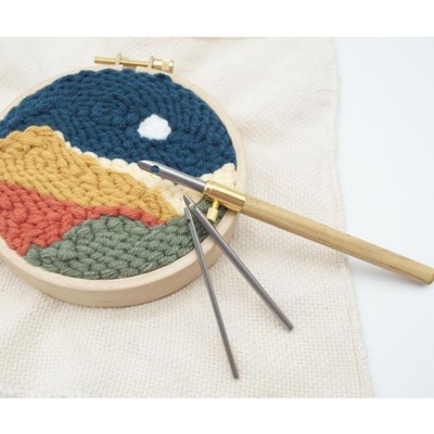 Ковровая вышивка с помощью пунч-иглы