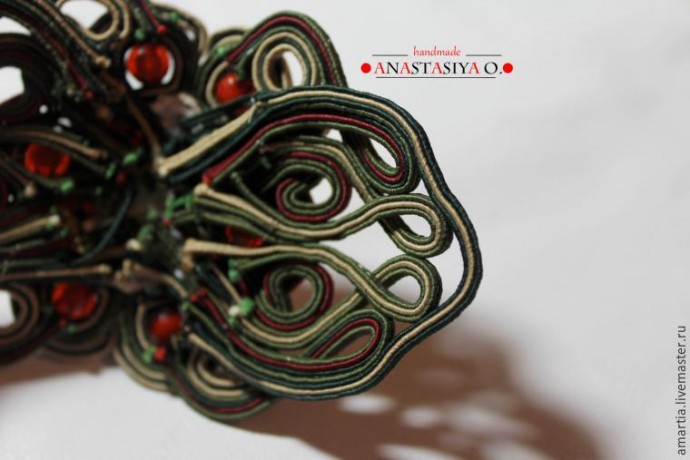 Создание шикарного сутажного браслета с агатом: часть 4