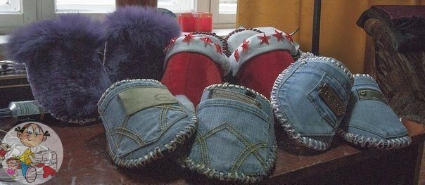 Шьём тапочки