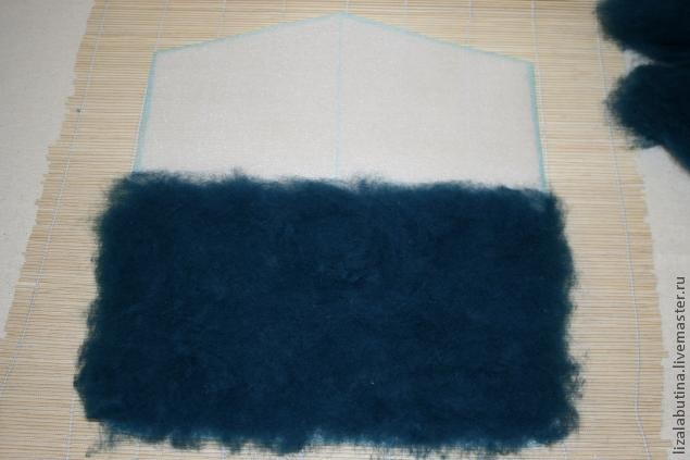 Валяный клатч: часть 1