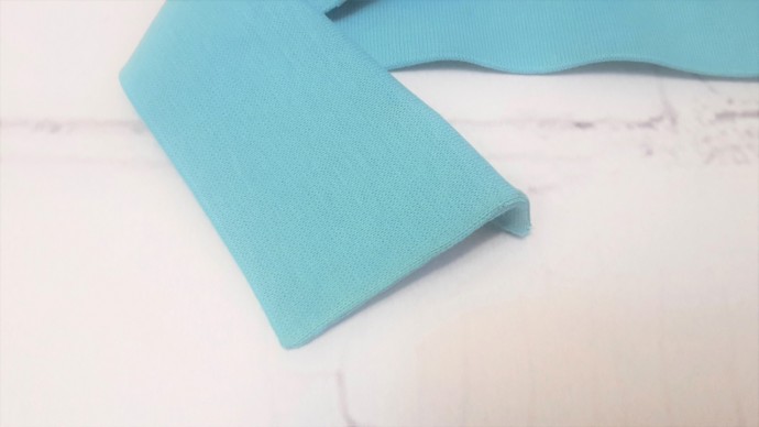 Шьём трикотажный воротник, который используют в рубашках и футболках поло