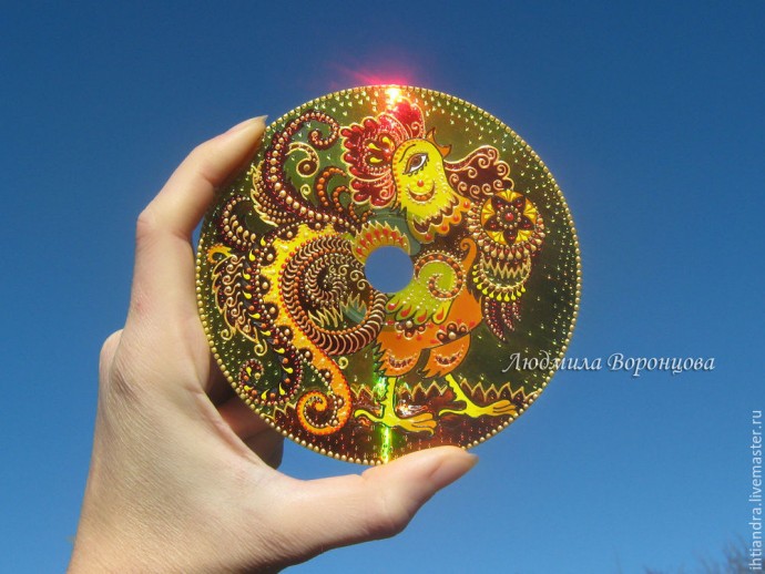 Панно "Огненный петух": часть 2