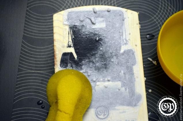 ​Вечный календарь настольный: мастер-класс по вживлению лазерной распечатки в дерево, часть 3