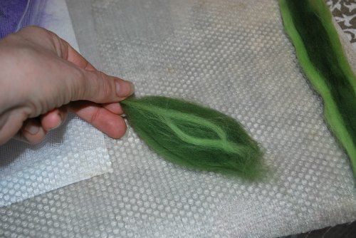 ​Мастер-класс по валянию цветка "Вьюнок": часть 2