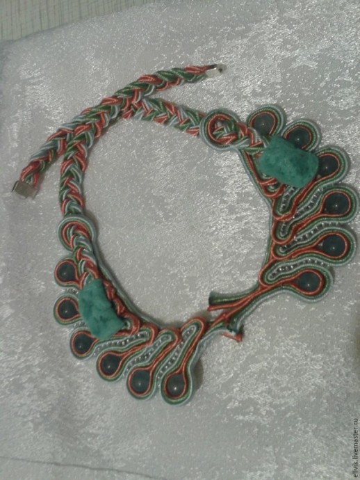 ​Создаем сутажное колье "Краски осени"