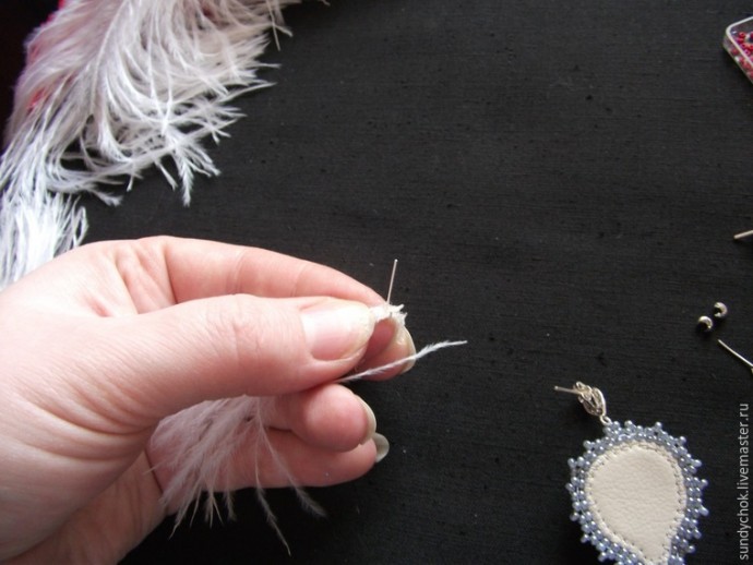 ​Создаем свадебные серьги "Мирослава": часть 5