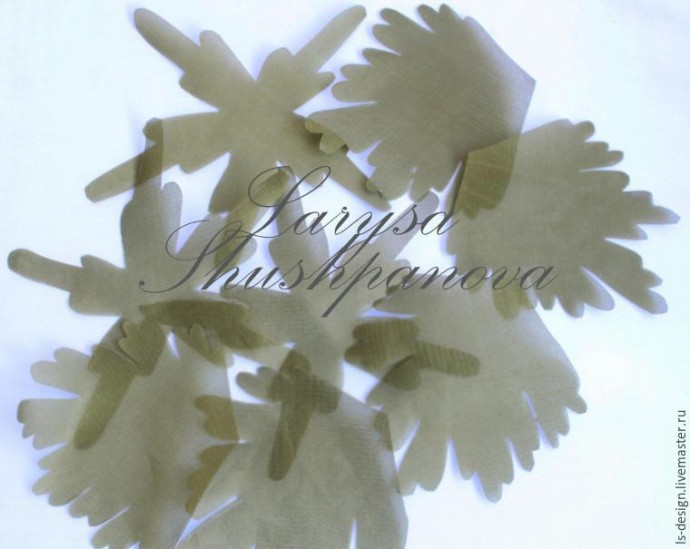 Делаем из ткани гофрированный пион: мастер-класс, часть 1