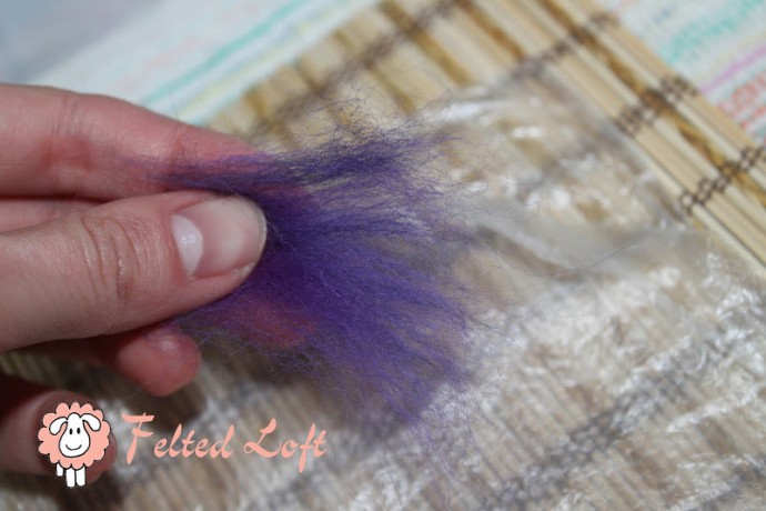 Мокрое валяние: цельноваляный пион, часть 1