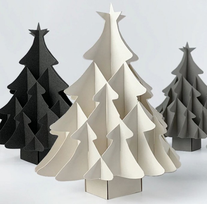 Объёмные ёлки