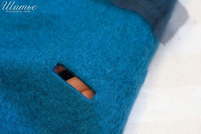 Как сделать петлю для пуговицы "в рамку"