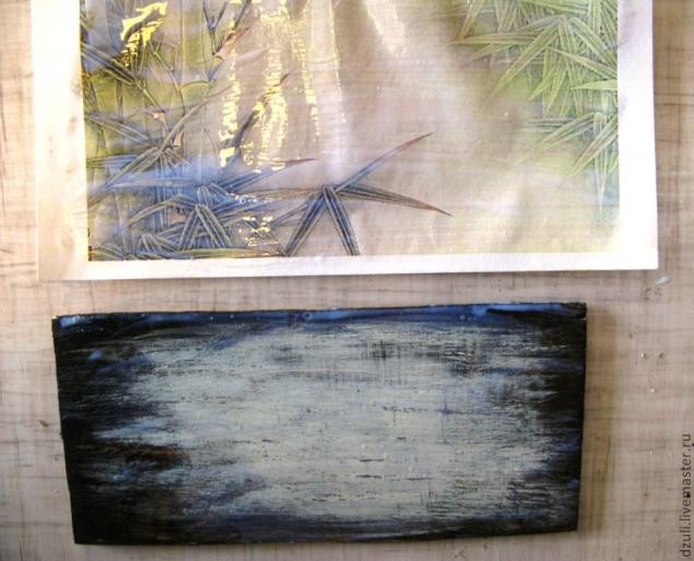 ​Состаренный фон под вживление лазерной распечатки: мастер-класс, часть 2