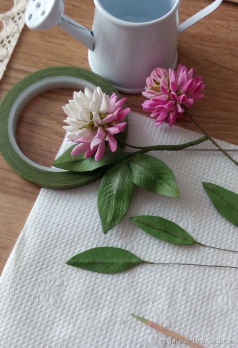 ​Изготавливаем клевер из фоамирана: часть 2