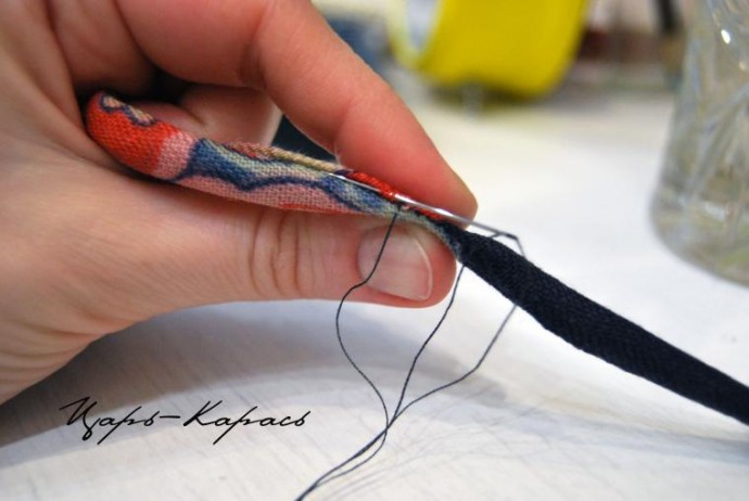 ​Павло-посадская переделка: стильные бусы из платка, часть 1