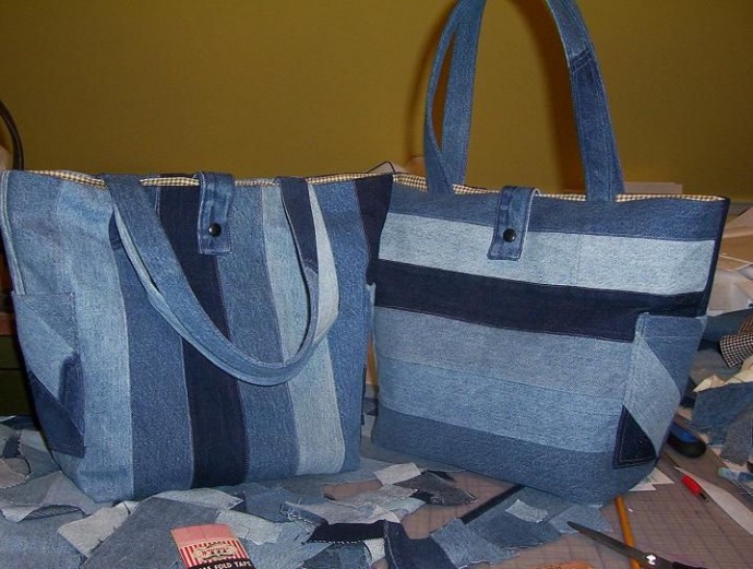 ​Изготовление сумок из джинсов