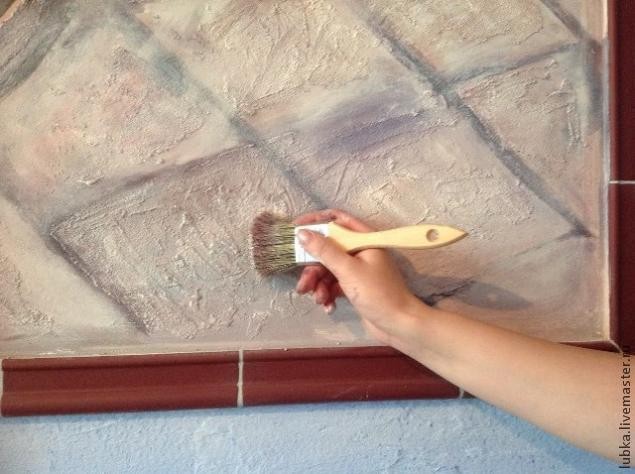 Декор стены: настенная структурная живопись